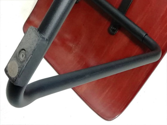 Image 1 of 4x sedia laterale FLÖTOTTO PAGWOOD set di sedie anni '70 nere VINTAGE design industriale seduta modellata