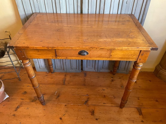 Image 1 of Small table Kitchen table Work table Side table French