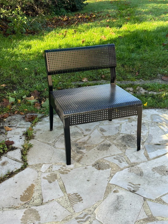 Image 1 of IKEA VINTAGE METALEN FAUTEUIL