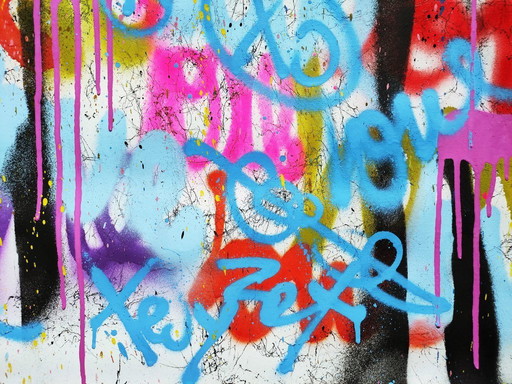 Toile d'artiste - TEDYZET - Vibrant Whispers