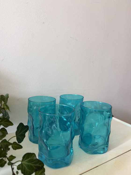 Image 1 of Bormioli Rocca Azur vidrio azul italiano