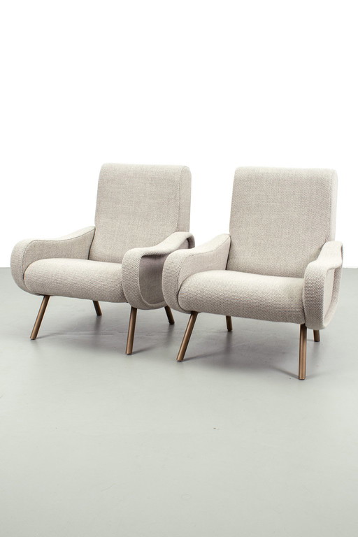 Paar Lady fauteuils Marco Zanuso voor Arflex