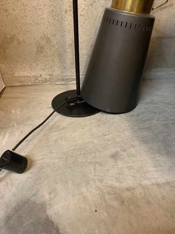 Stilnovo Pendant lamp 1950. Exclusive., Metal, Black (photo 12 of 16)