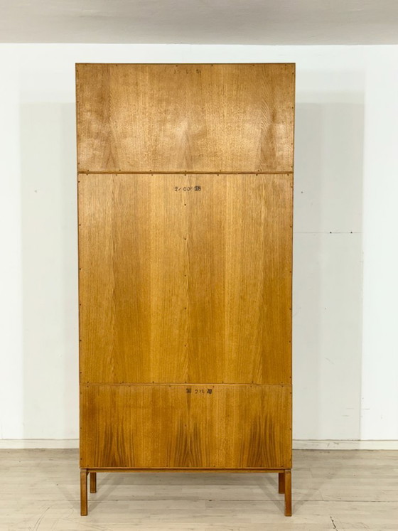 Image 1 of Mid-century classic: IKEA MTP shelf / highboard / sideboard – oak – design Marianne Richter