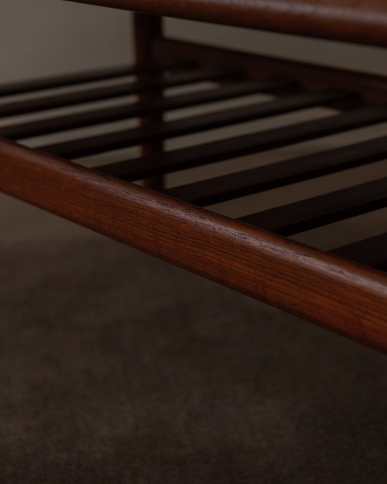 Image 1 of Deense teak salontafel van Grete Jalk met lattenrek, jaren 60