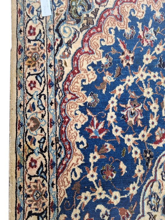 Tappeto Nain annodato a mano, motivi floreali, blu e rosso, 116x200 cm, Iran – Tappeti, Wool (photo 4 of 6)