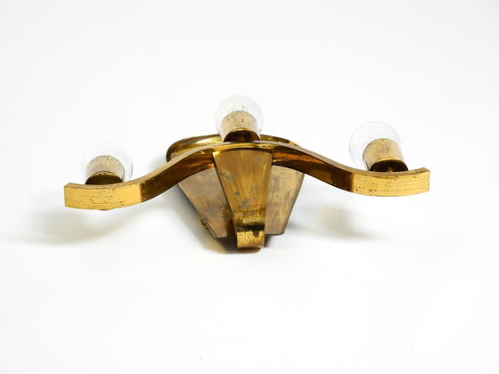 Image 1 of Grande e pesante applique in ottone della metà del secolo scorso proveniente da una chiesa tedesca