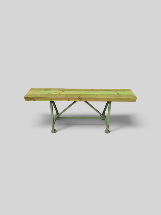 Banco da Lavoro Vintage Industriale – Panche, Metal, Wood (photo 4 of 5)