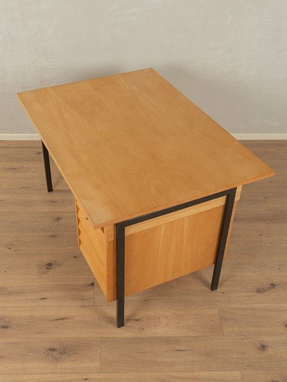 Image 1 of Scrivania e tavolo da architetto con cassetti, anni '60