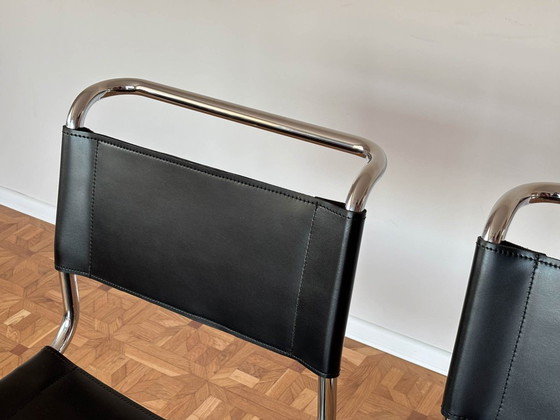 Image 1 of S33 Stoelen van Mart Stam voor Thonet, jaren 80, set van 2