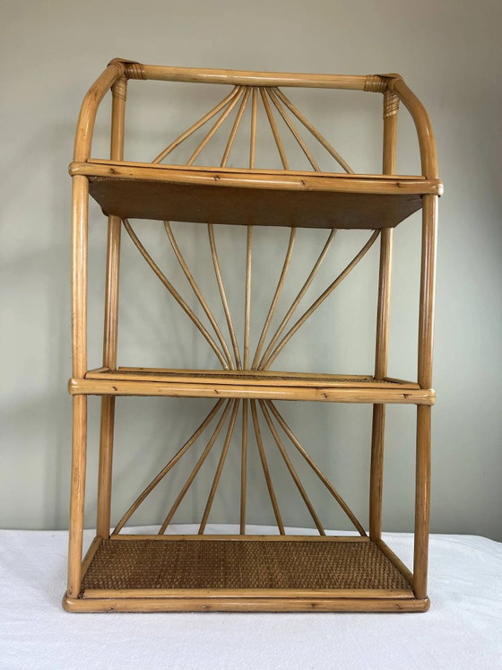 Scaffale in rattan vintage – Scaffali a muro, Wicker (photo 6 of 13)