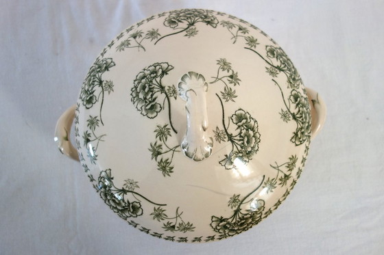 Image 1 of Small ironstone tureen "Palmyre" Sarreguemines