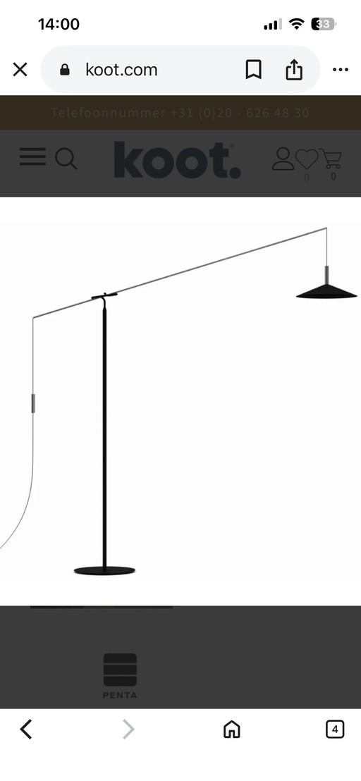 Vloerlamp Altura van Penta