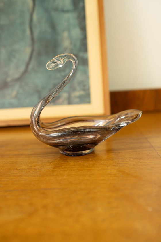 Image 1 of Porte-savon vintage en verre de Murano