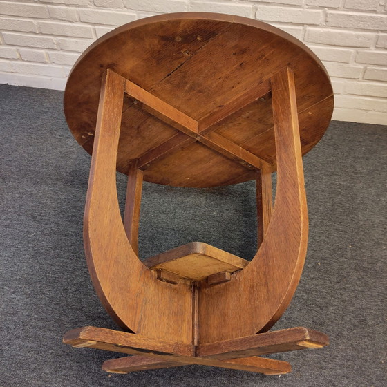 Amsterdam School Side table, Wood, Brown (photo 5 of 10)