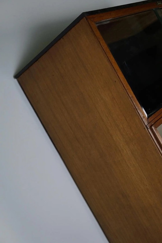 Image 1 of Large Vintage Dutch Oak Haberdashery Cabinet, 1930s
