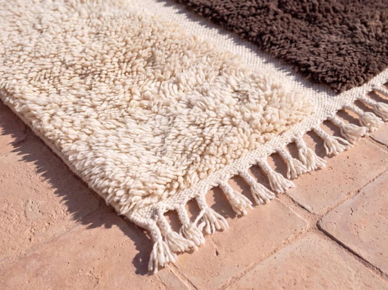 Tapis marocain élégant – Laine des montagnes de l'Atlas, fait main, 250 cm x 150 cm – Cotton (photo 4 of 5)