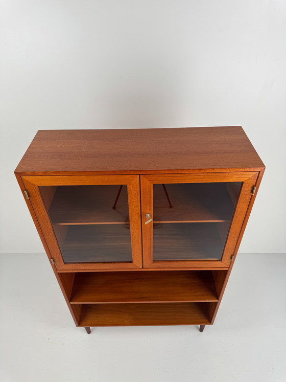 Vetrina danese in teak, Danimarca, anni '60 – Mobile bar, Wood, Glass (photo 10 of 13)