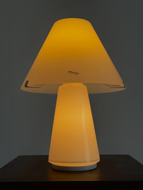 Image 1 of Lampe de table vintage italienne à champignon par Carlo Nason pour AV Mazzega small