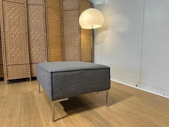 Poggiapiedi Design on Stock Bloq NUOVO RIVESTITO + GARANZIA, Poggiapiedi e pouf, Altro, Metallo, Grigio, Modern (foto 6 di 8)