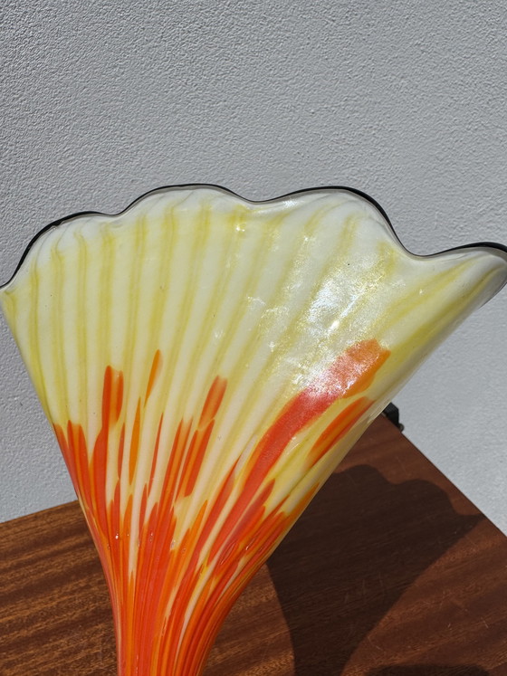 Image 1 of Franz Welz Art Deco Fan Vase