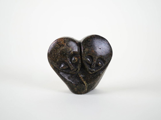 Image 1 of Sculpture abstraite en pierre, design danois, années 1980, fabriquée au Danemark