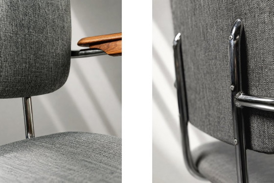 Sedia da ufficio girevole vintage in stile industriale scandinavo di metà secolo, prodotta da Verkstads AB (photo 14 of 16)