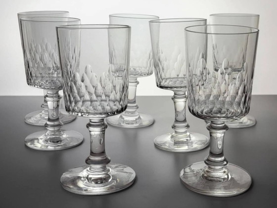 Baccarat - 7 calici da vino modello Richelieu-Champigny – Bicchieri e caraffe, Cristallo, Vetro (photo 2 of 8)