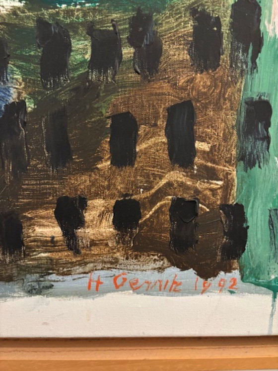 Image 1 of Nuova stagione, dipinto acrilico di Harrie Gerritz