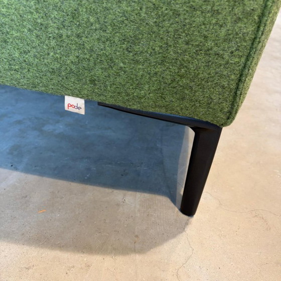 Pode Fold Divano a 3 posti, Sofà, Tessile, Metallo, Verde, Modern (foto 6 di 7)