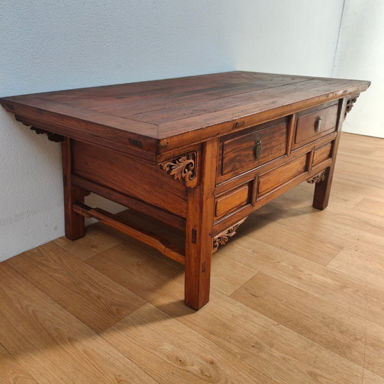 Image 1 of Vintage antieke Aziatische salontafel koffietafel 