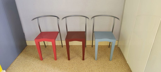 3 sedie Dr. Glob - Philippe Starck