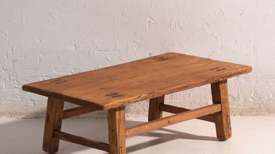 Table basse antique en bois de pin – Chine, circa 1890 – Tables basses (photo 3 of 40)