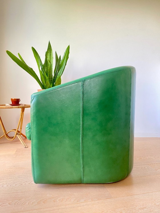 Image 1 of Fauteuil vert vintage