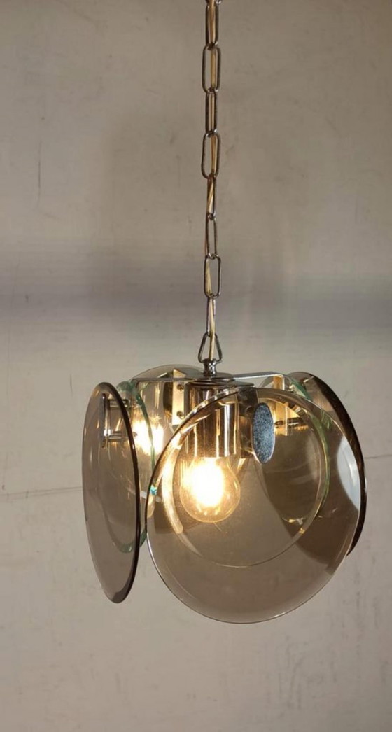 Image 1 of Lampada a sospensione italiana vintage Veca