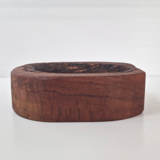 Image 1 of Vintage brutalistische sieradenbak van hout en boomschors, jaren 70, DLG Alexandre Noll