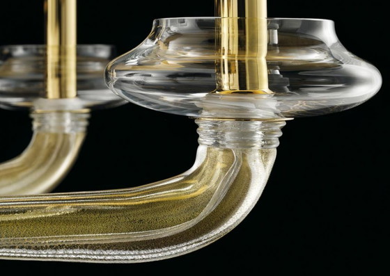 Image 1 of Lámpara de araña de cristal Barovier & Toso Saint Germain de 5 luces