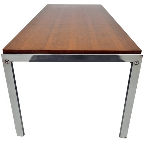 Image 1 of Tavolino da caffè di design danese in teak cromato, metà secolo