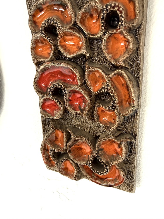 Image 1 of Set di 2 pannelli murali in ceramica, Jan van Erp ‘60