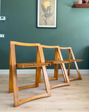 3x Sad Folding Chair By Aldo Jacober