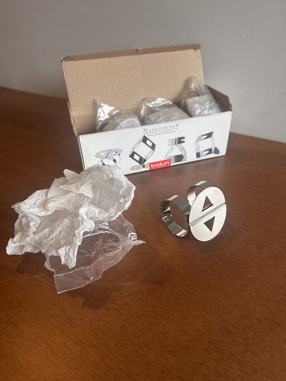 Image 1 of Ensemble de 4 porte-serviettes postmodernes Bodum conçus par Nathalie du Pasquier