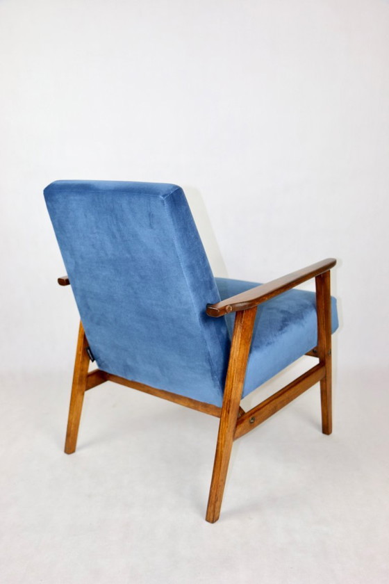Image 1 of Poltrona vintage Ocean Blue Fox, anni '70