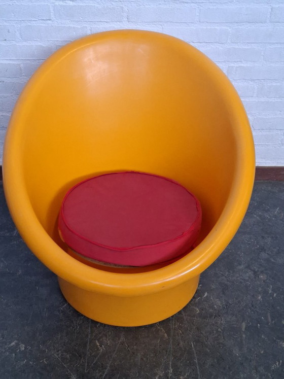 Sedia Spage Age di Ole Gjerløv-Knudsen e Torben Lind per IKEA – Sedie e poltrone, Plastic, Textile (photo 2 of 8)