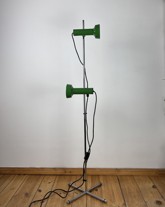 Image 1 of Vintage Floor Lamp by Goffredo Reggiani Italy Space Age 1970s, Adjustable Lamp, Mid Century Modern, 70s Industrial, Spot light