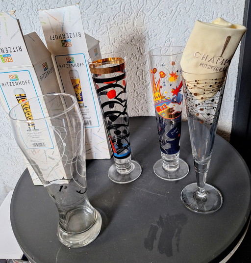 Ritzenhoff Beer and Champagne Glasses