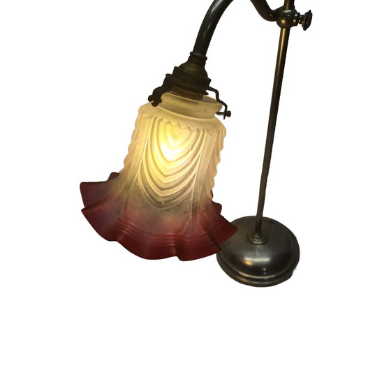 Image 1 of Antiek Franse Bureau Lamp, Begin 20e Eeuw