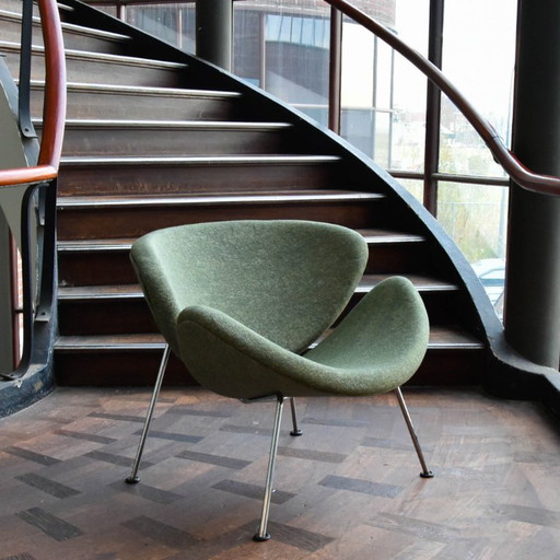 Orangefarbener Sessel von Artifort