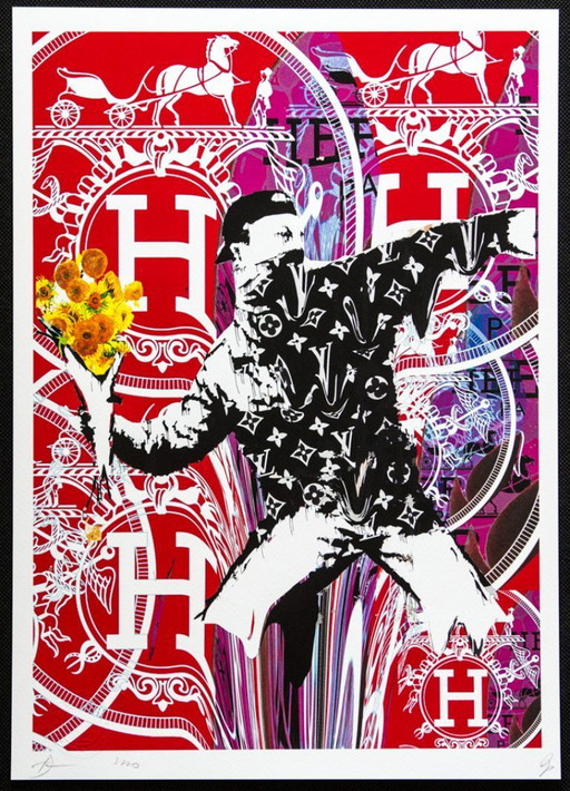 DEATH NYC Estampe d'art signée avec certificat d'authenticité