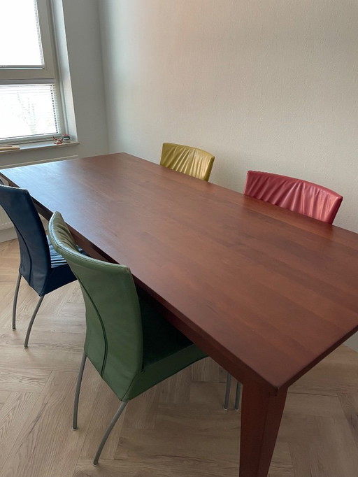 wooden dining table plus 4 free chairs