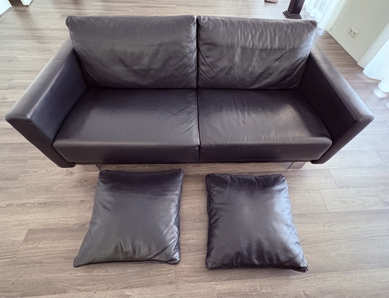 Image 1 of 2x 2.5 Leder Bizon Design Bankstel (Montel)